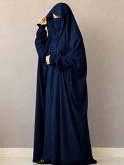 Saudi Jilbab - Navy Blue