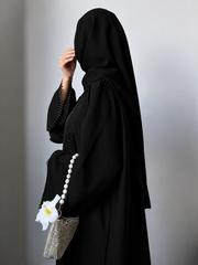 Premium Lace Abaya + Matching Stoler