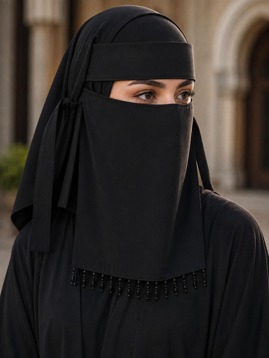 Black Pearl  Saudi niqab