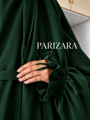 Saudi Jilbab - Bottle Green