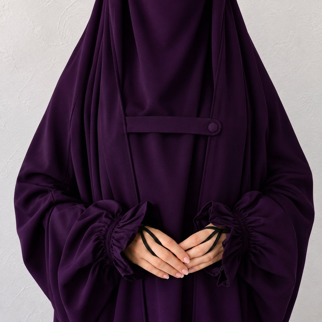 Saudi Jilbab - purple
