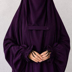 Saudi Jilbab - purple