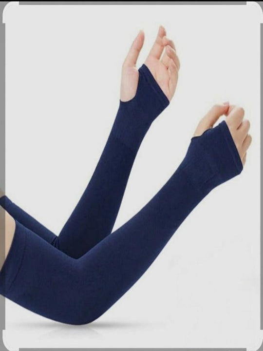 Arms Sleeves-Navy Blue