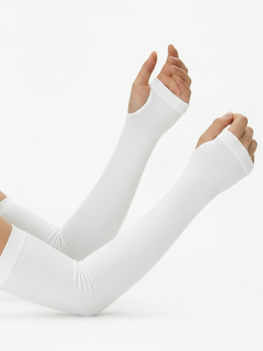 Arms Sleeves-White