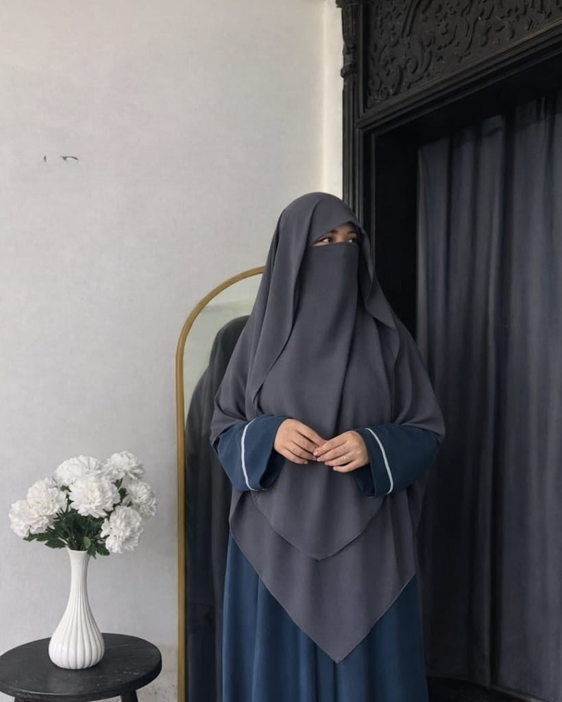 2 Layer Princess Hijab