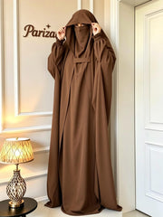 Saudi Jilbab - Brown