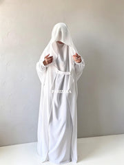 Saudi Jilbab - White
