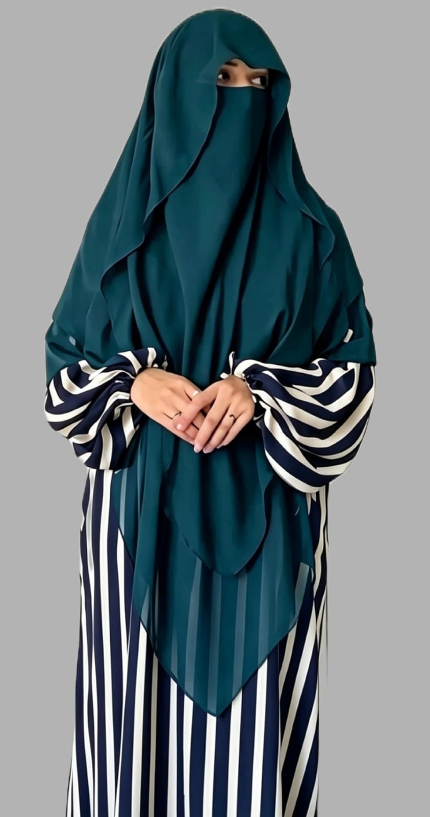 2 Layer Princess Hijab