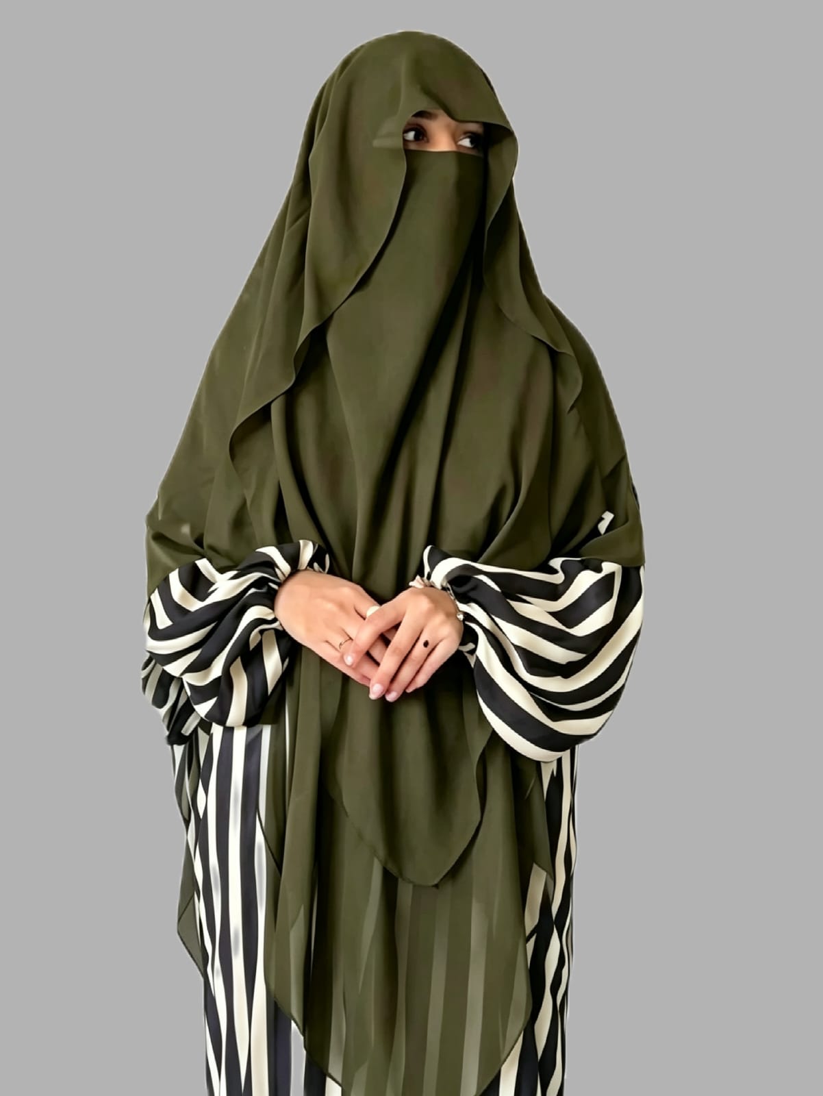 2 Layer Princess Hijab