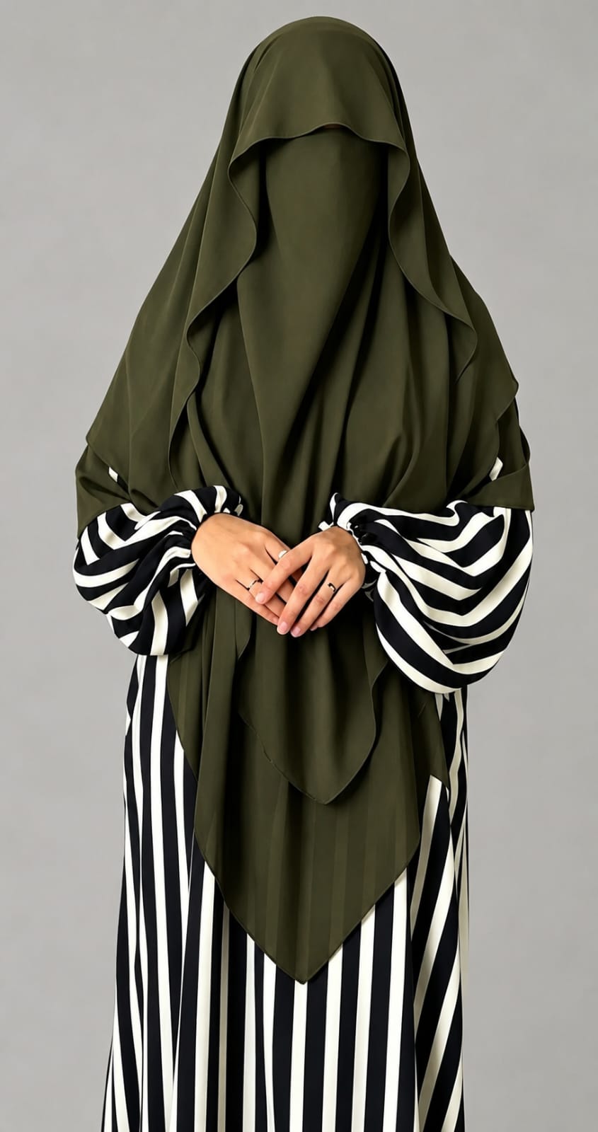 2 Layer Princess Hijab