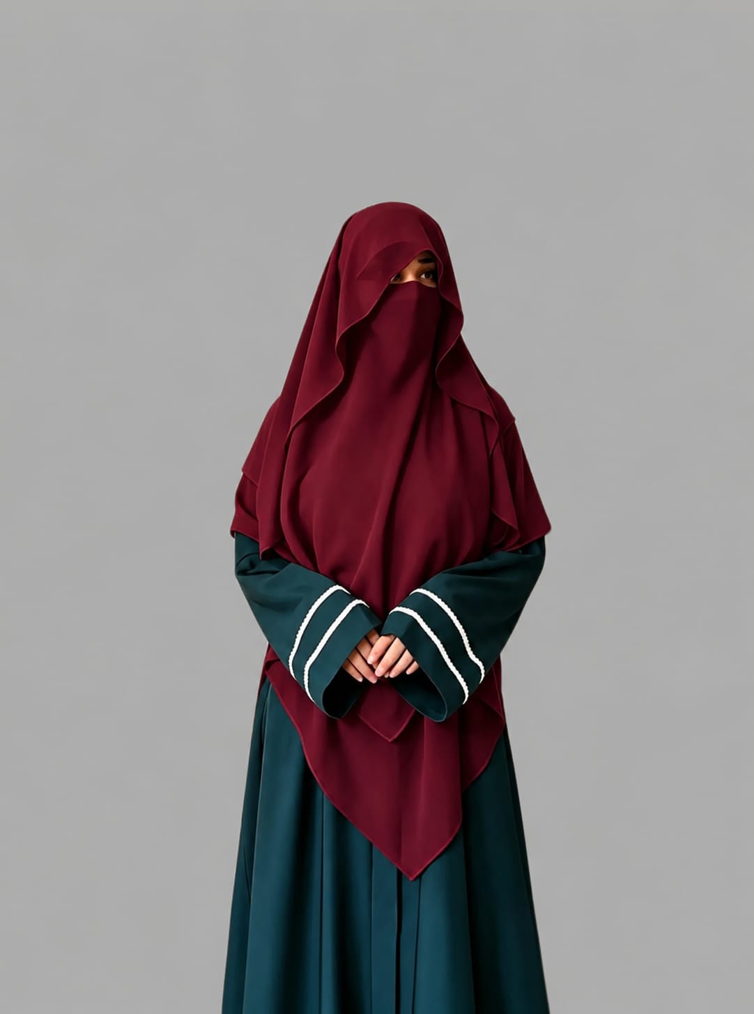 2 Layer Princess Hijab