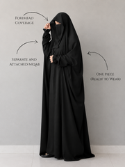 Saudi Jilbab - Black