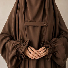 Saudi Jilbab -Light Brown