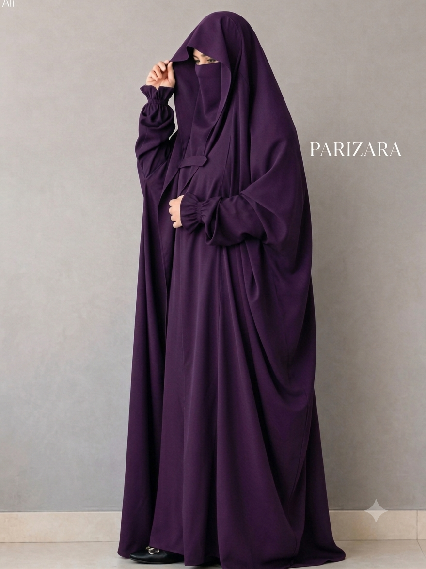 Saudi Jilbab - purple